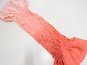 正絹　絞り　帯揚げ